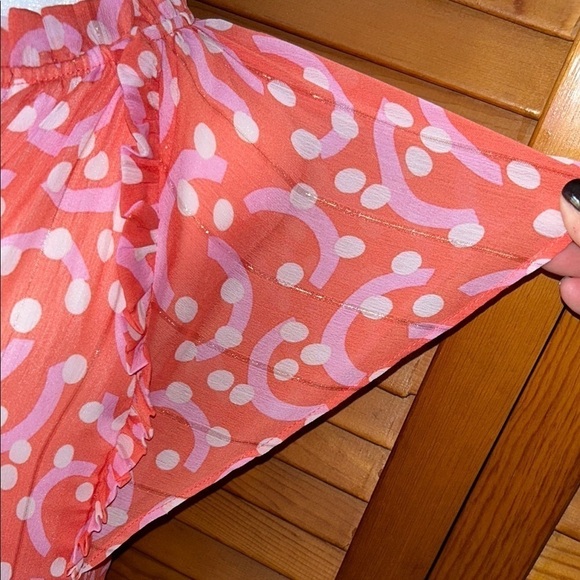 NWT Jade Melodytam Coral Patterned Maxi Dress Size XS - Picture 5 of 15